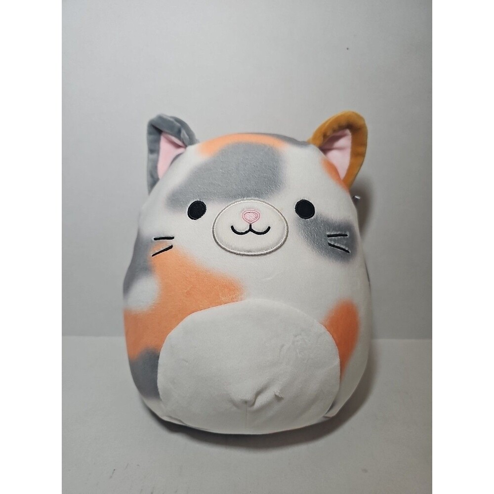 10" Squishmallows Tahoe Tortie Cat Plush Tortoise Shell Calico Kitty Stuffed Toy